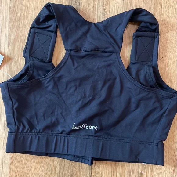 Heart & Core Women's Black Posture Support Bra - Small - Picture 3 of 4
